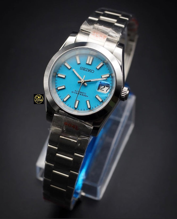 Seiko Mod Oyster Perpetual "Blue"