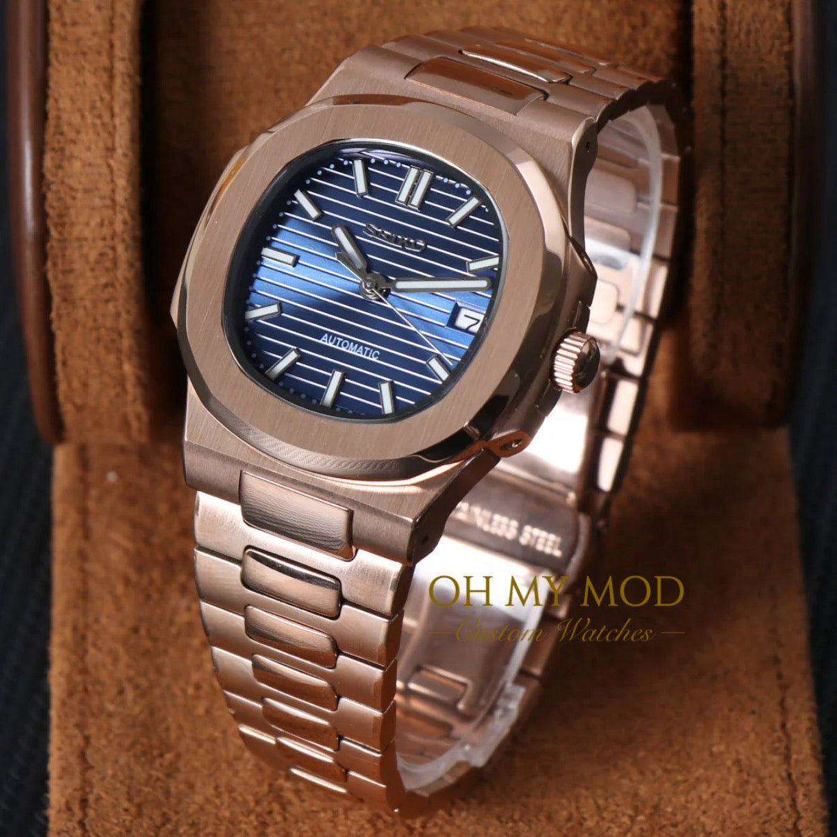 Nautiko | Rose Gold & Blue