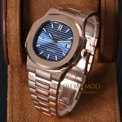 Nautiko | Rose Gold & Blue