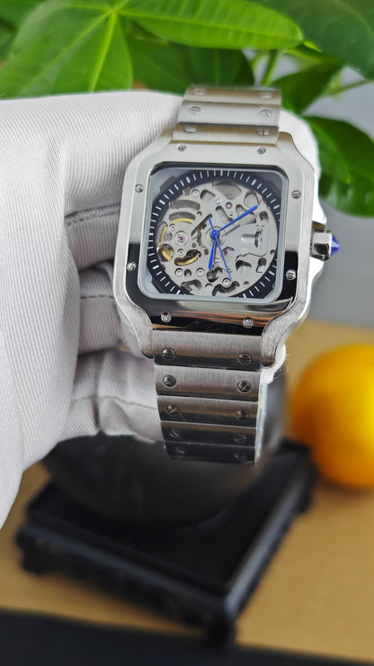 Seiko Mod Santos „Sekeleton“