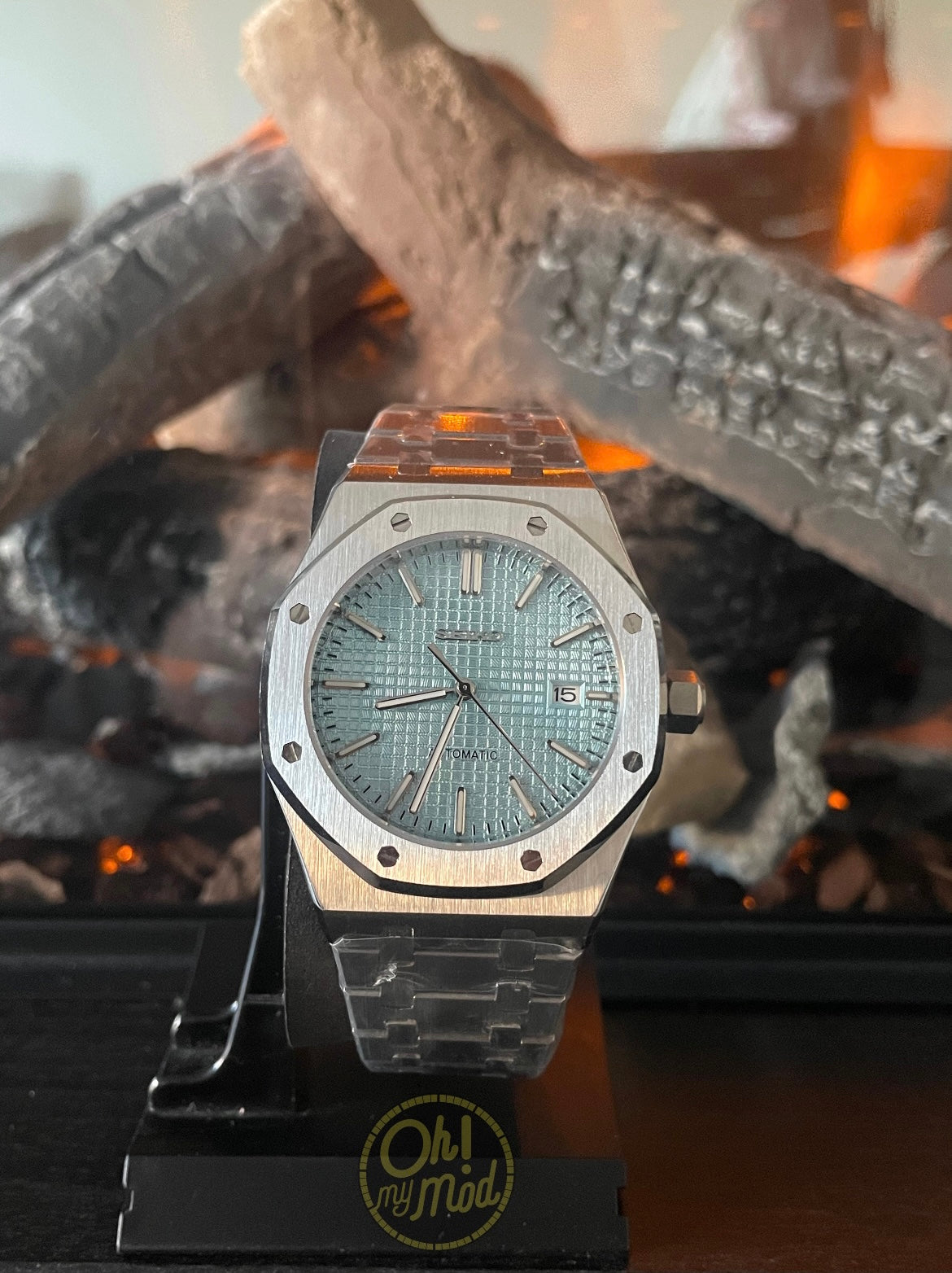 Seiko Mod Royal Oak "Tiffany"