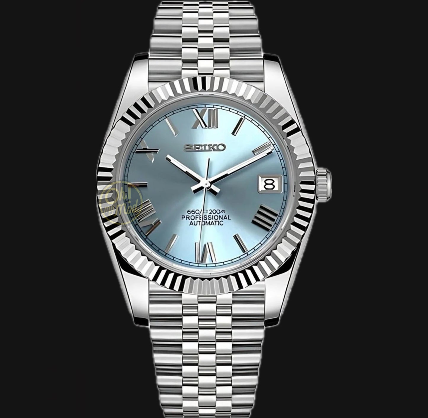 Seiko Mod Datejust "Tiffany Roman"