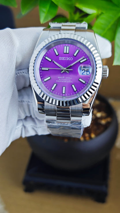Seiko Mod Datejust „Lila“