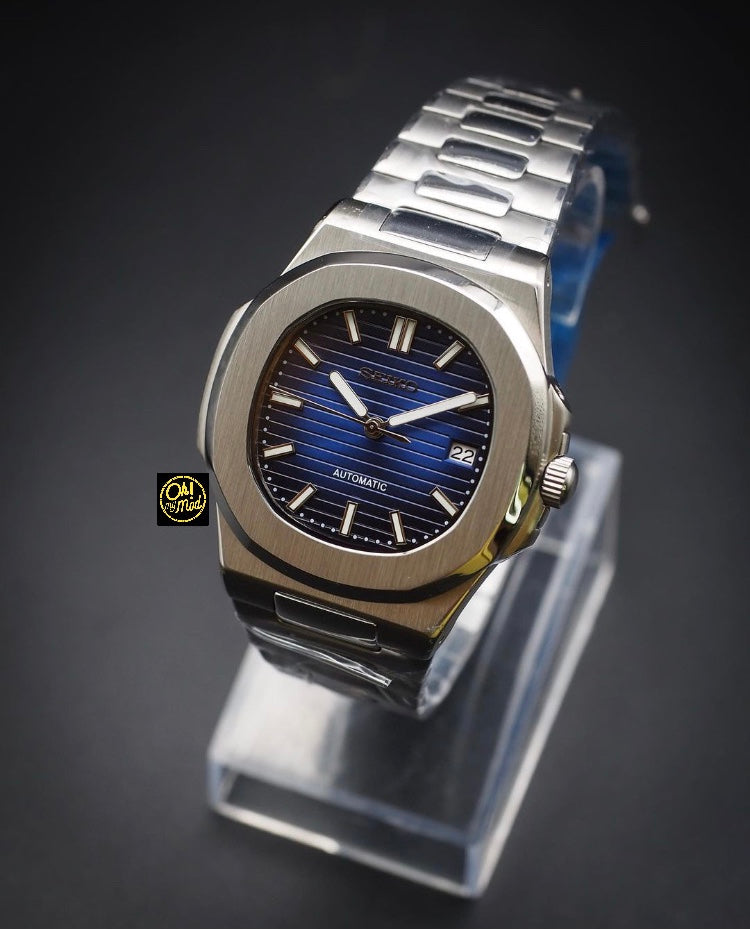 Seiko Mod Nautilus "Royal Blue"