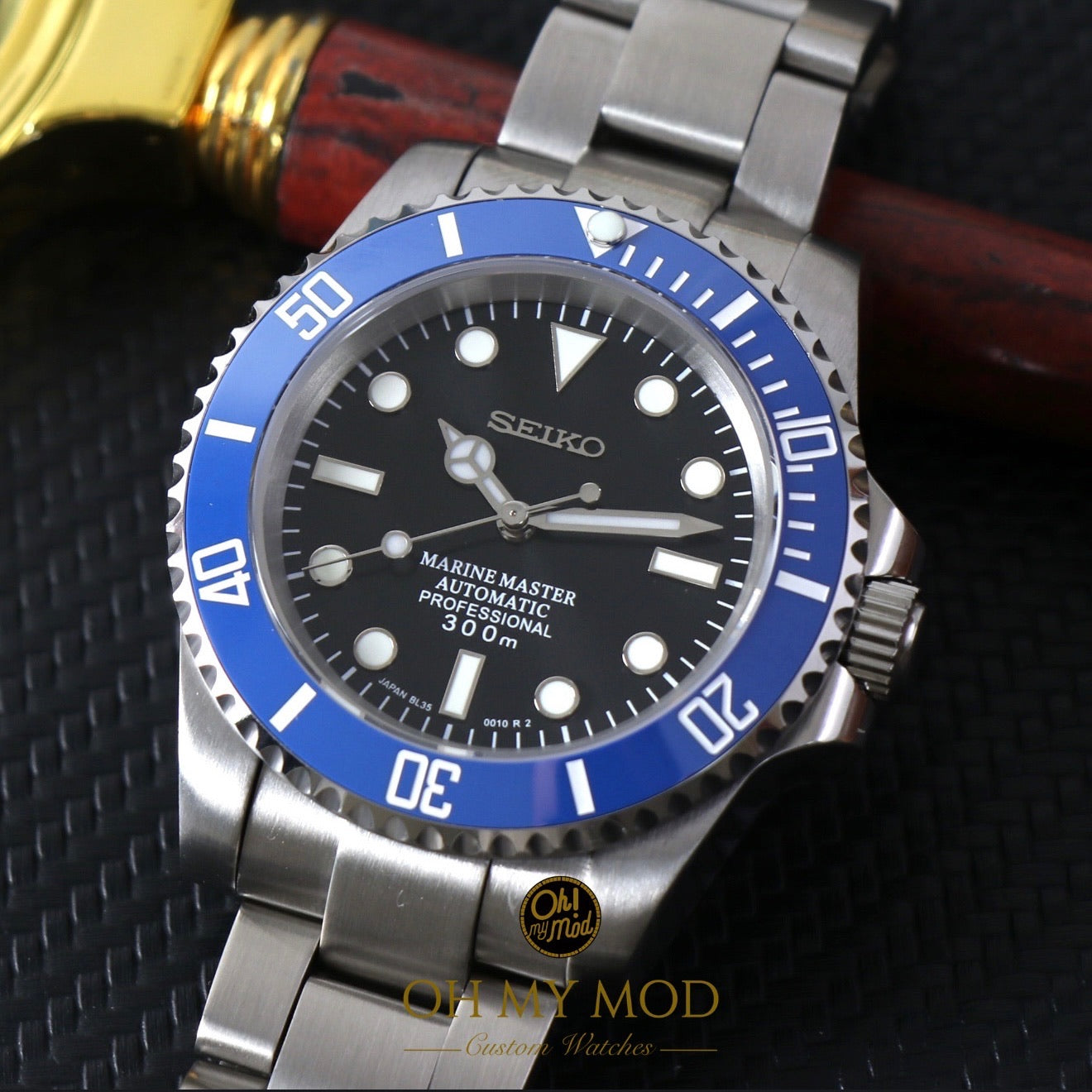 Seiko Mod Submariner "Smurf"