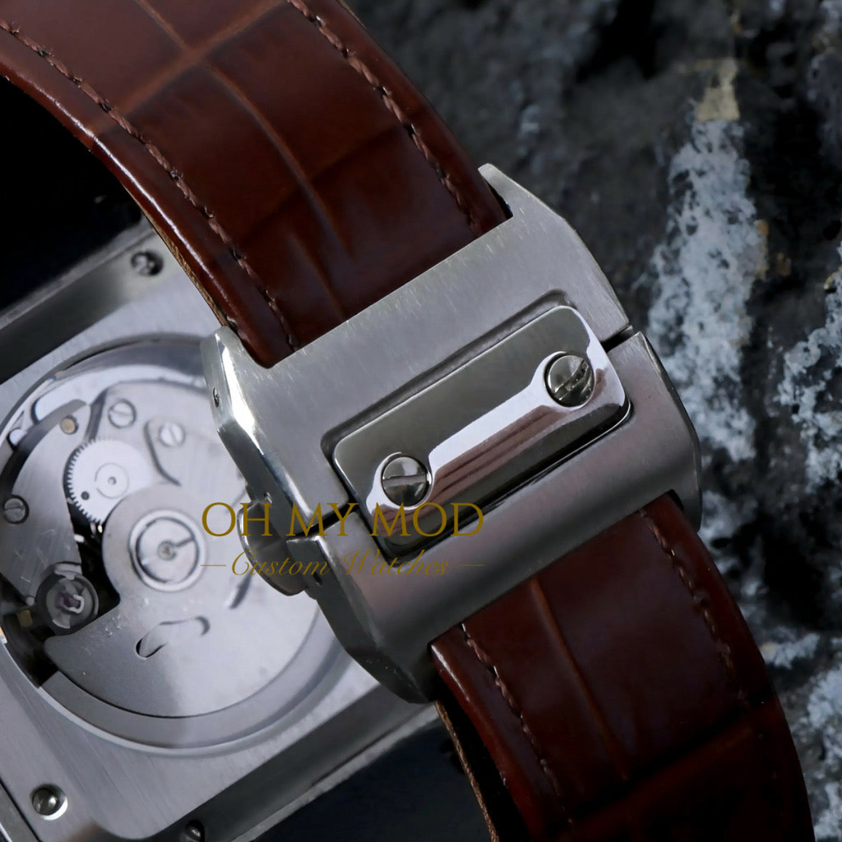 Santeiko | White Brown Leather