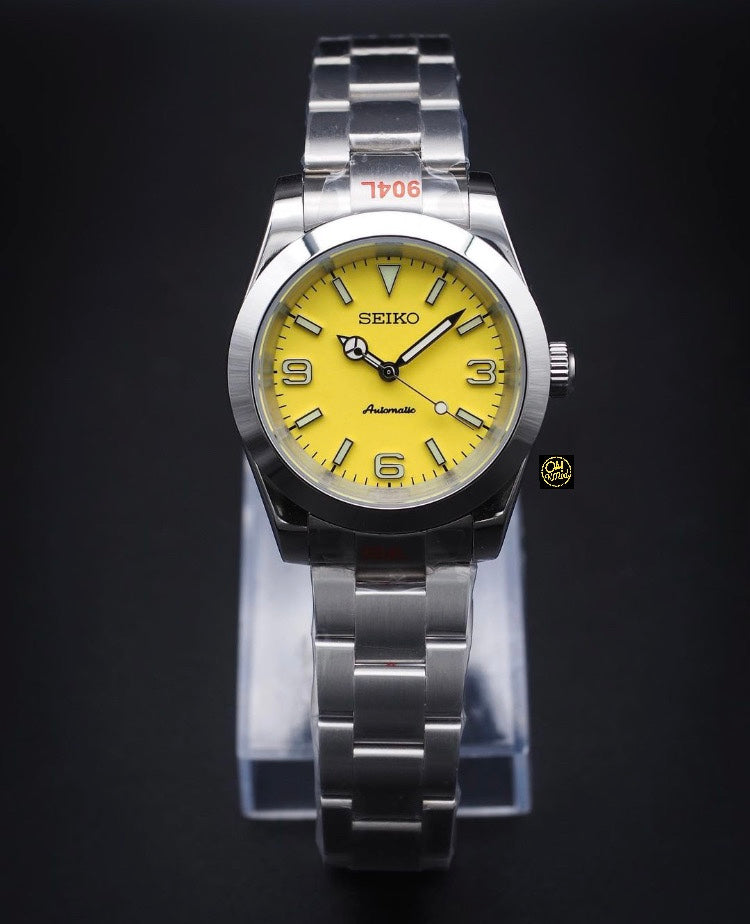 Seiko Mod Oyster Perpetual "Yellow"