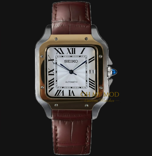 Santeiko | White Brown Leather