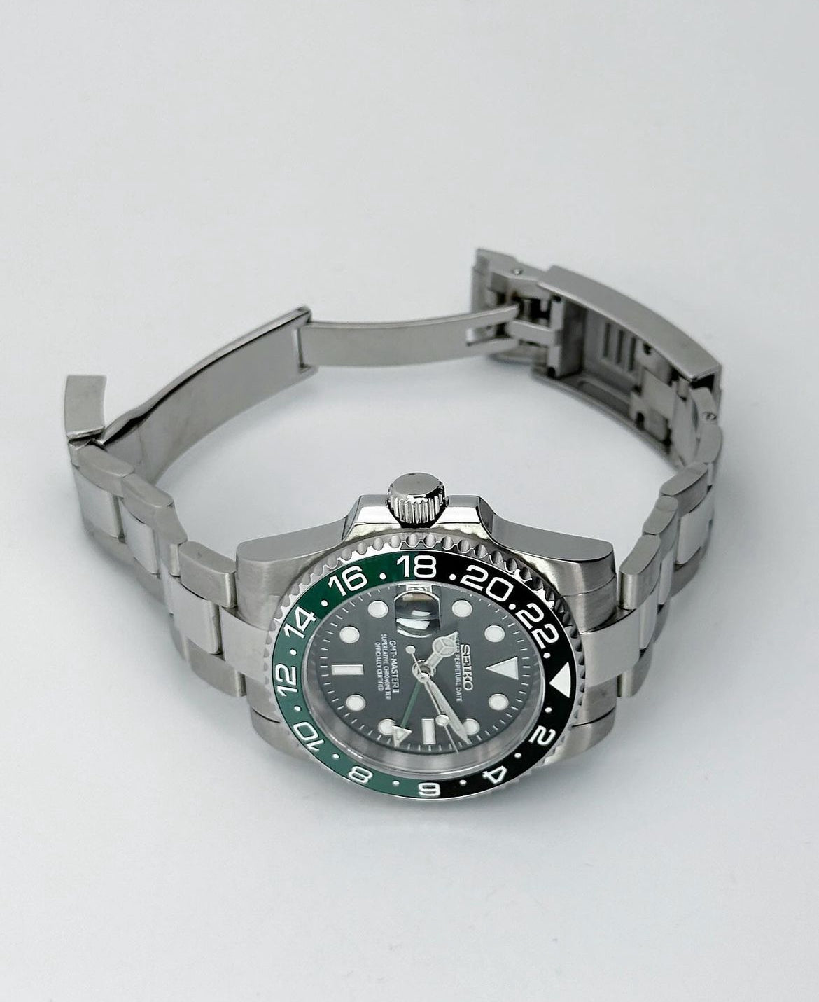 Seiko Mod Submariner "Sprite" Lefty