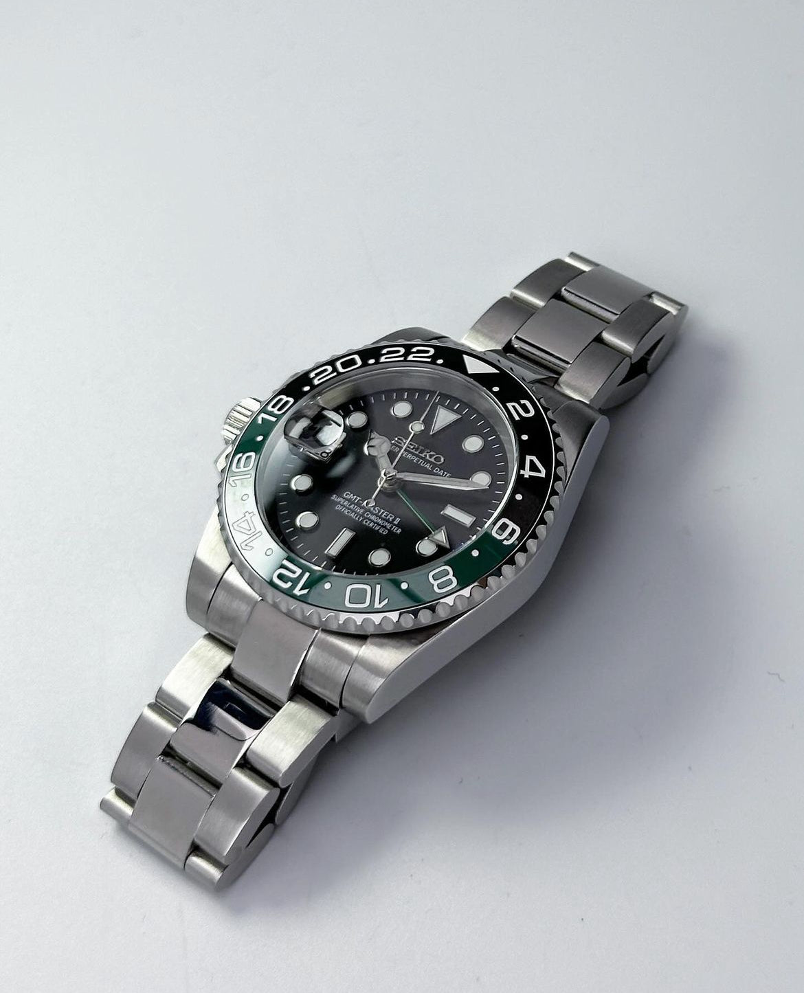 Seiko Mod Submariner "Sprite" Lefty