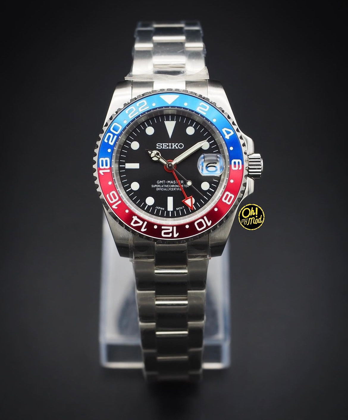 Seiko Mod GMT Master II "Pepsi"