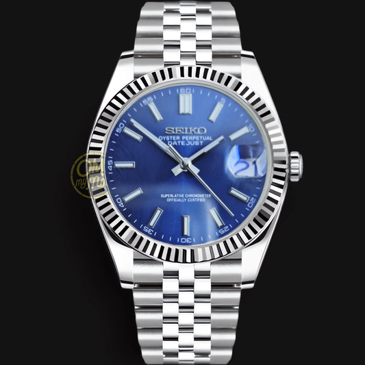 Seiko Mod Datejust "Navy"