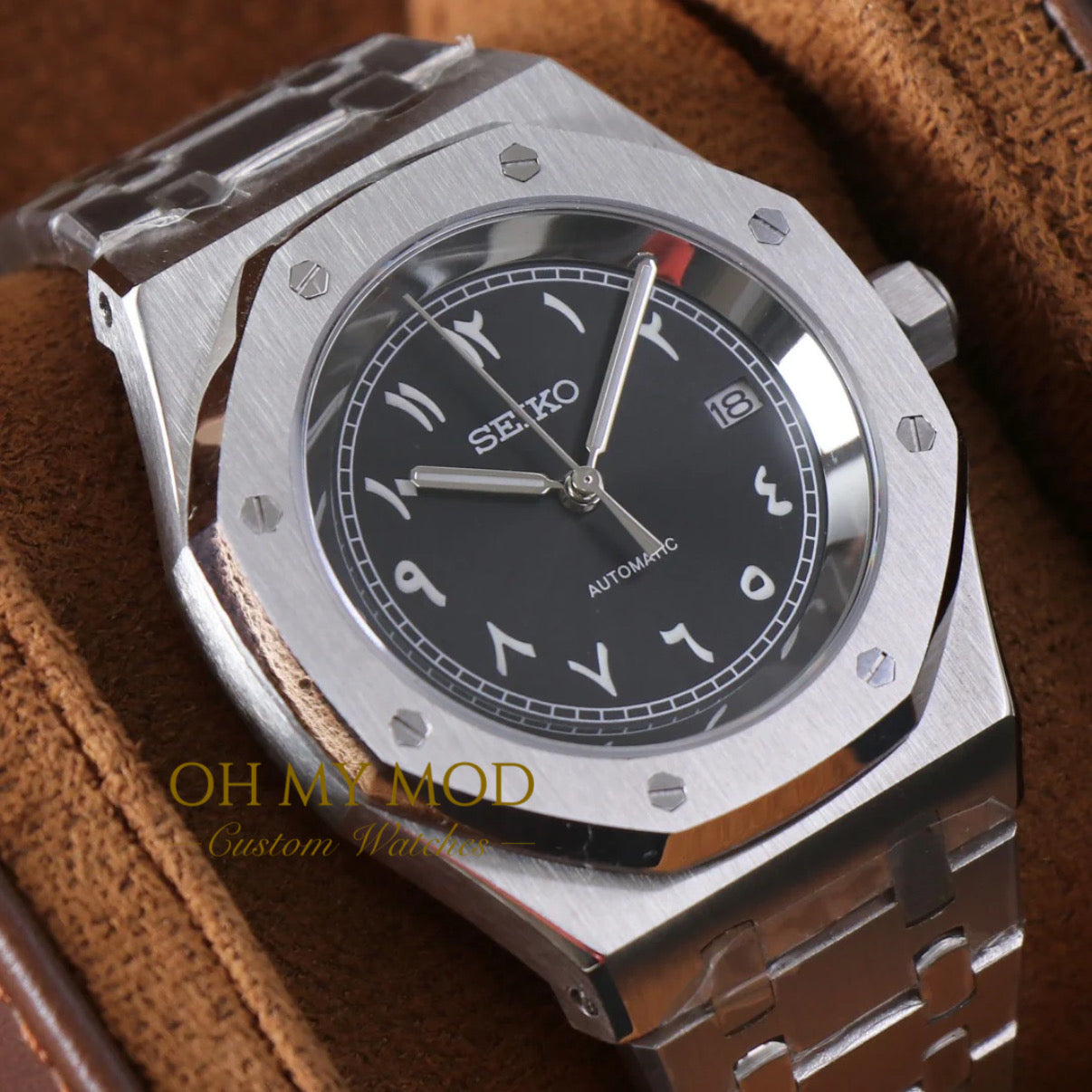 Royal Seikoak "Arabic Black"