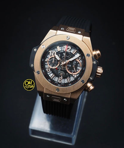 Hubleiko Big Bang | Unico Esqueleto de Oro Rosa