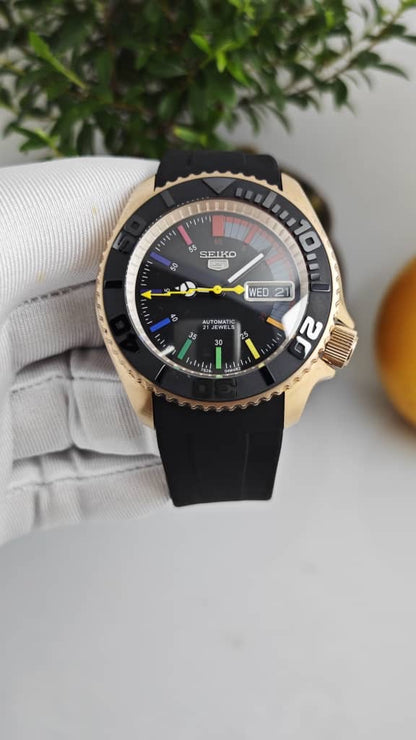 SKX007 | Rose Gold Rainbow