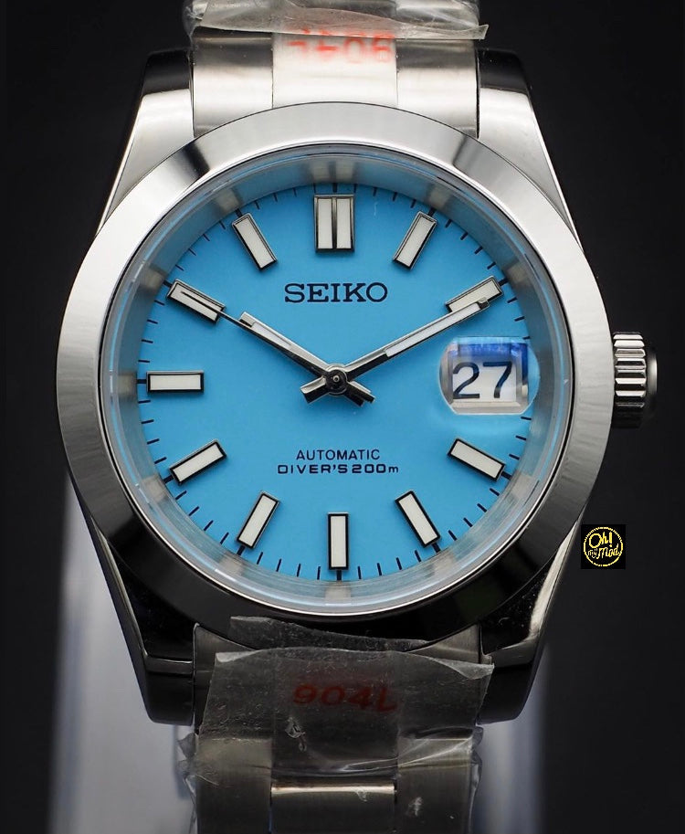 Seiko Mod Oyster Perpetual "Blue"