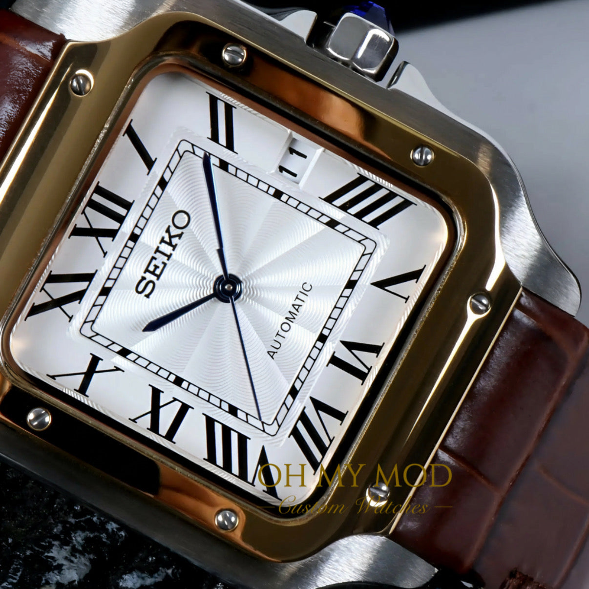 Santeiko | White Brown Leather