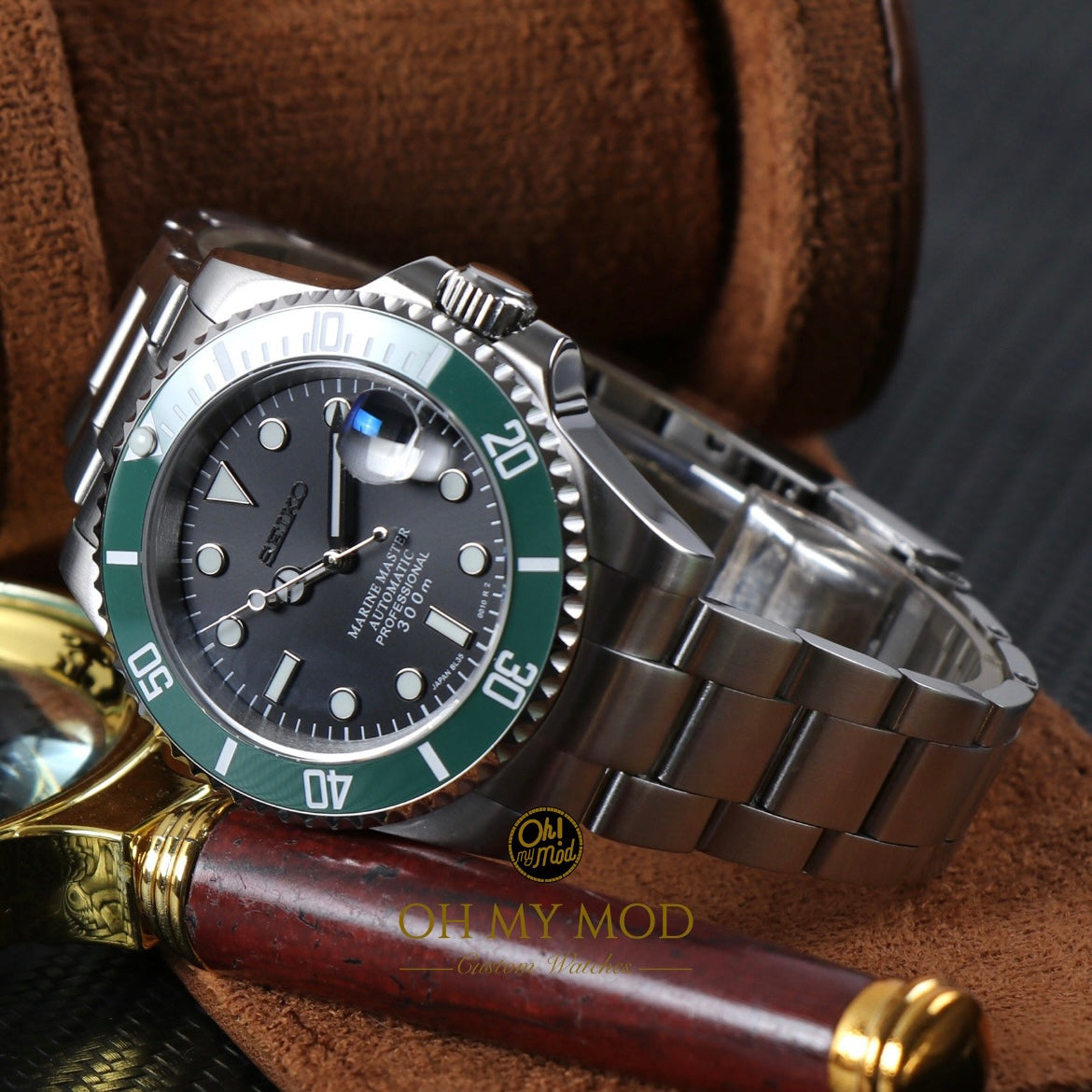 Seiko Mod Submariner "Starbucks"