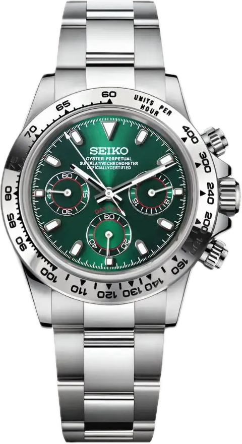 Seitona | Silver & Green