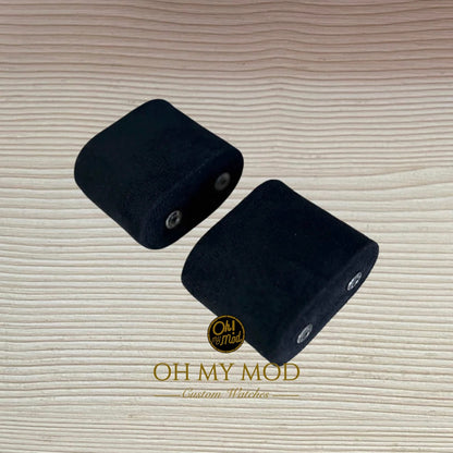 2 Piece Watch Travel Case Set (Black)