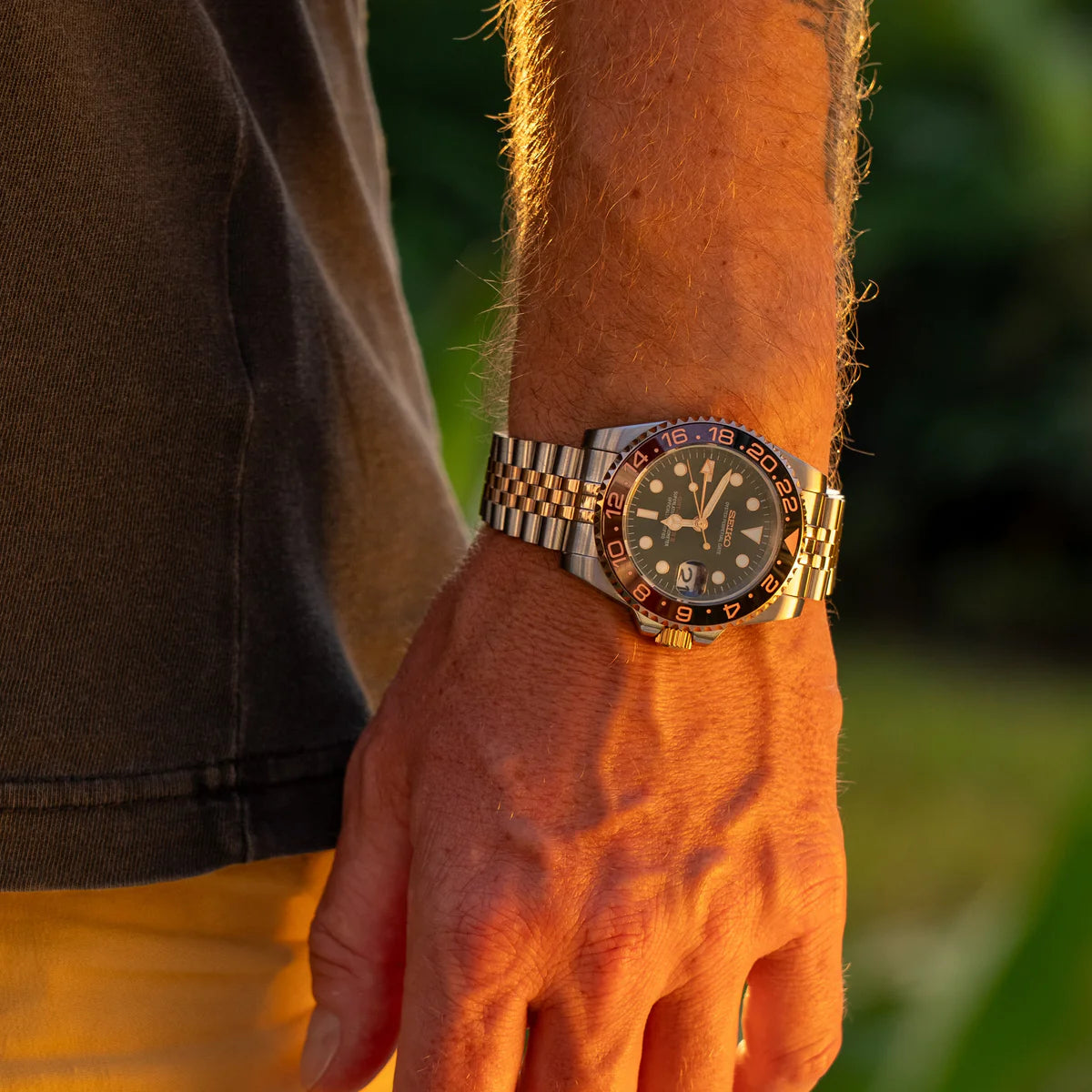 Seiko Mod GMT Master II „Root Beer“