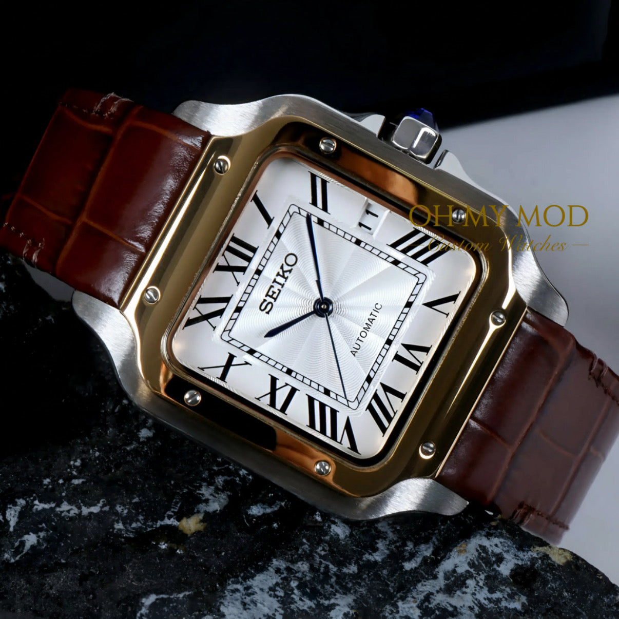 Santeiko | White Brown Leather