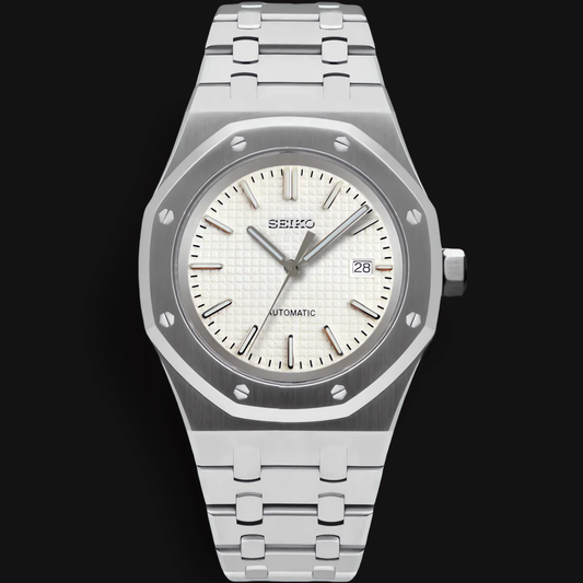 Seiko Mod Royal Oak "White"