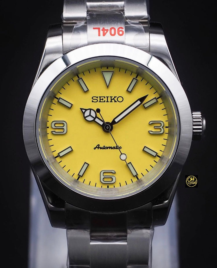 Seiko Mod Oyster Perpetual "Yellow"