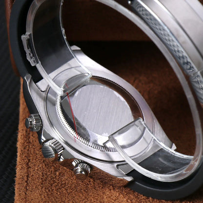 Seitona | Black Rubber strap