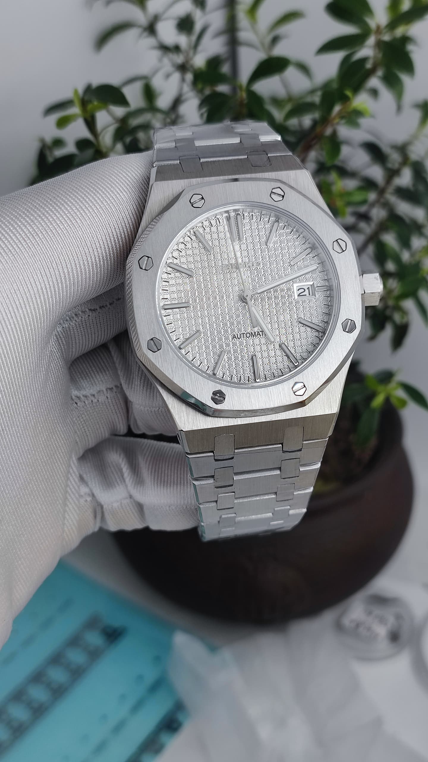 Seiko Mod Royal Oak "Silver"