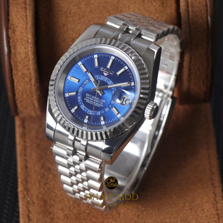 Seiko Mod Sky Dweller "Blue"