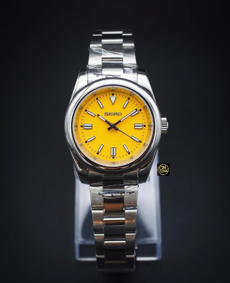 Seiko Mod Oyster Perpetual "Orange"