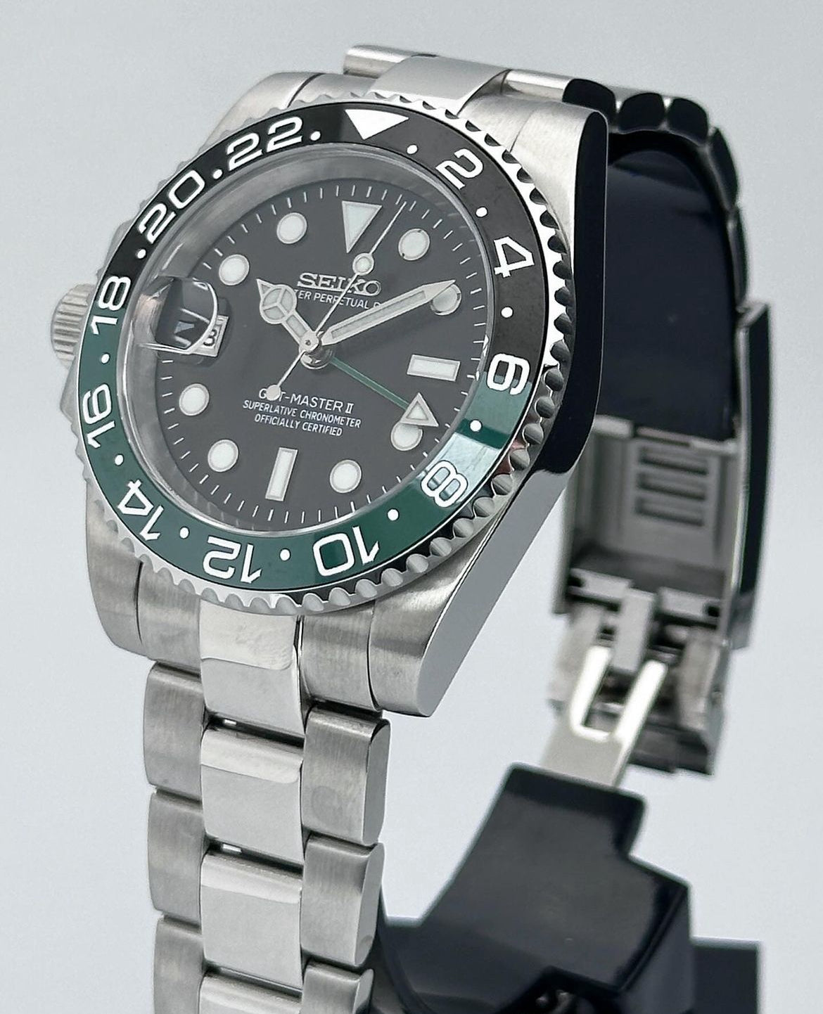 Seiko Mod Submariner "Sprite" Lefty