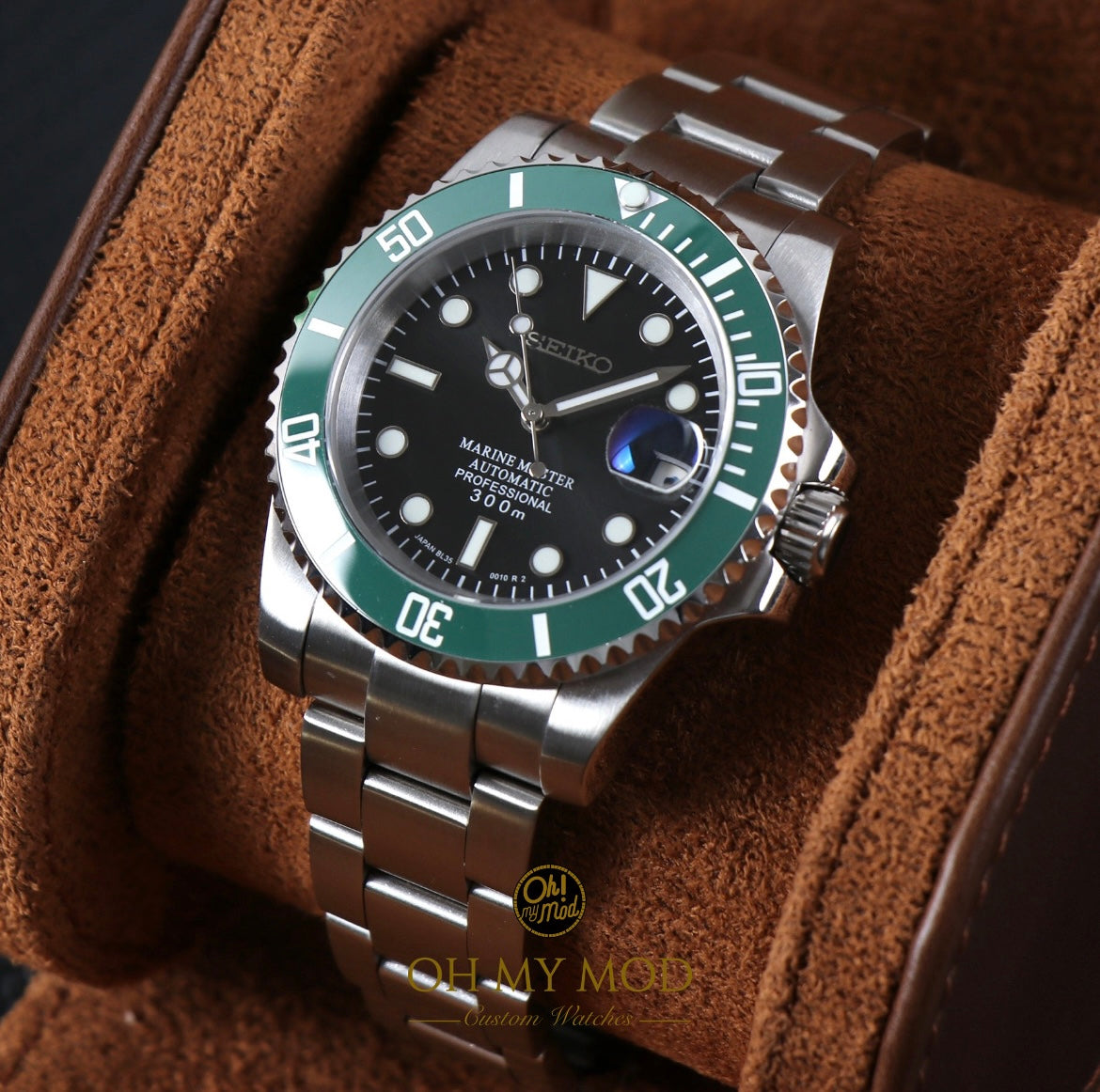 Seiko Mod Submariner "Starbucks"