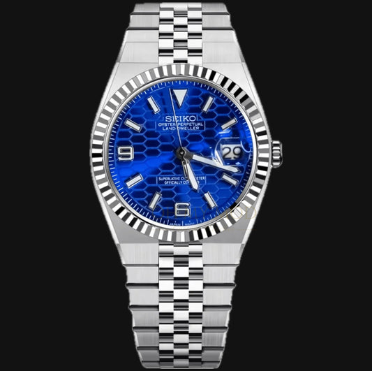 Seiko Mod Land Dweller "Royal Blue"