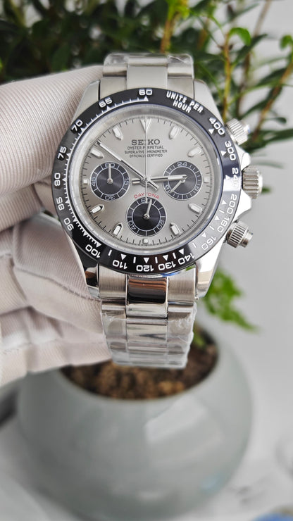 Seiko Mod Daytona „Grau“