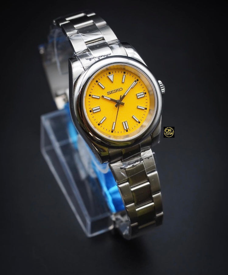 Seiko Mod Oyster Perpetual "Orange"