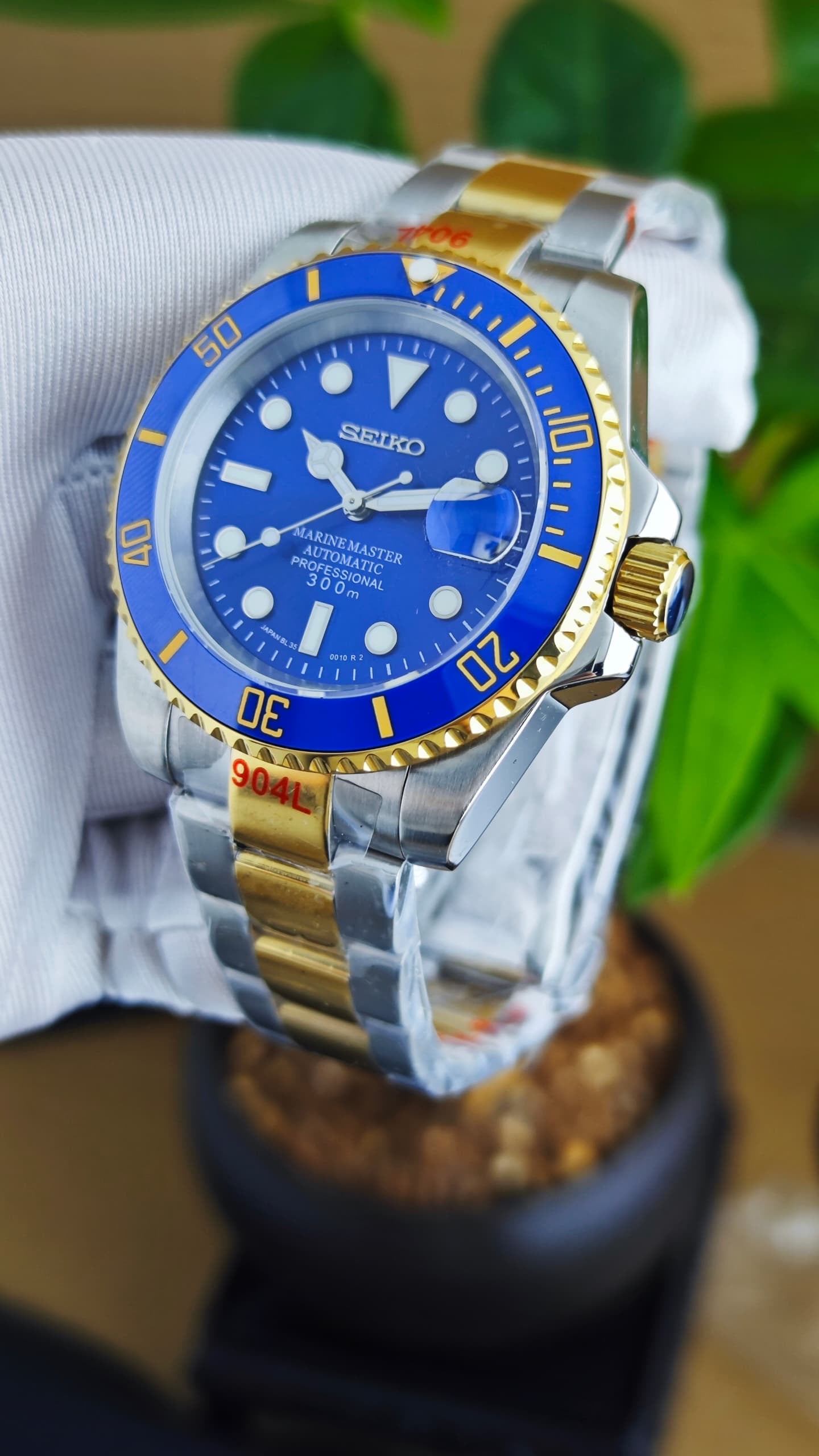 Seiko Mod Submariner "Bluesy"