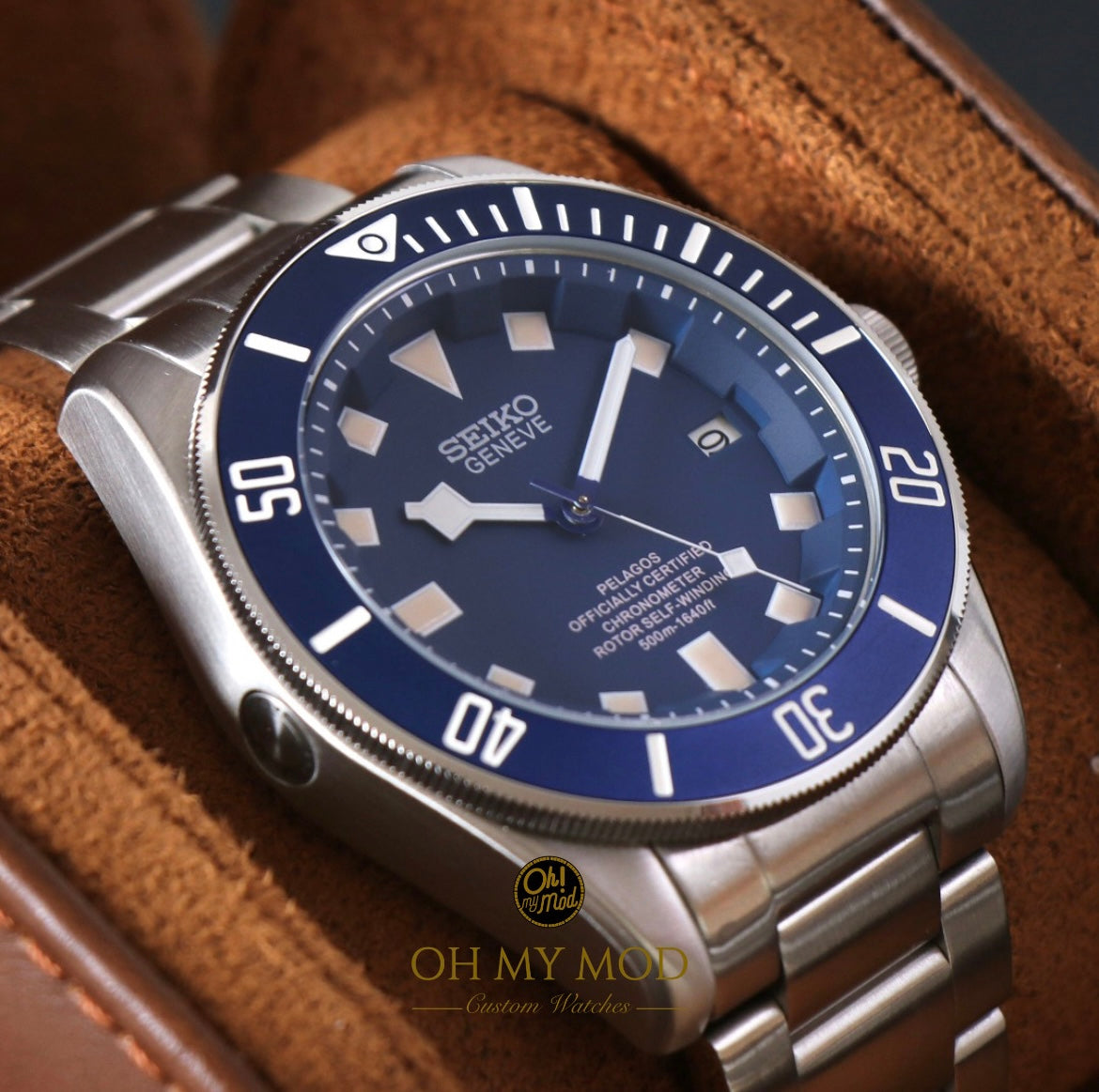 Seiko Mod Pelagos “Blue”