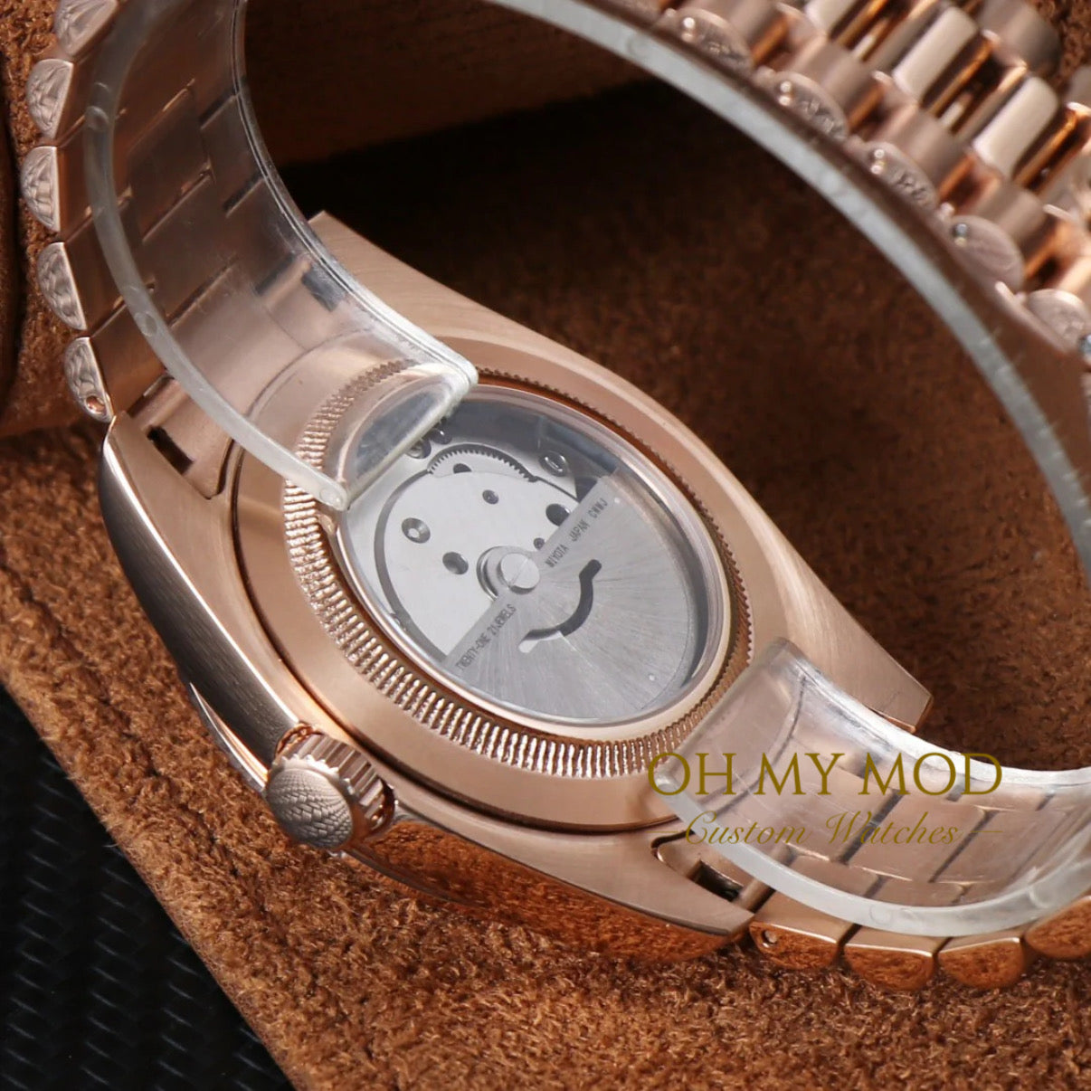 Seikodate "Green Olive" Rose Gold
