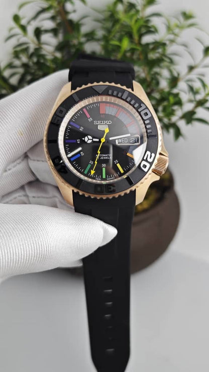 SKX007 | Rose Gold Rainbow