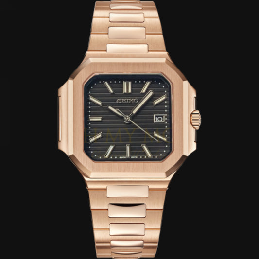 Seiko Mod Cubitus Rose Gold "Black"