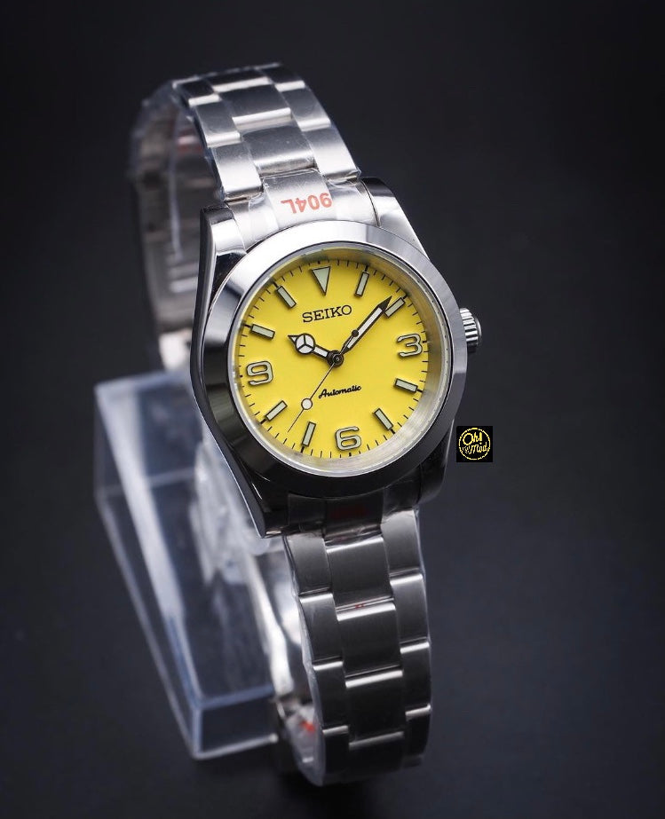 Seiko Mod Oyster Perpetual "Yellow"