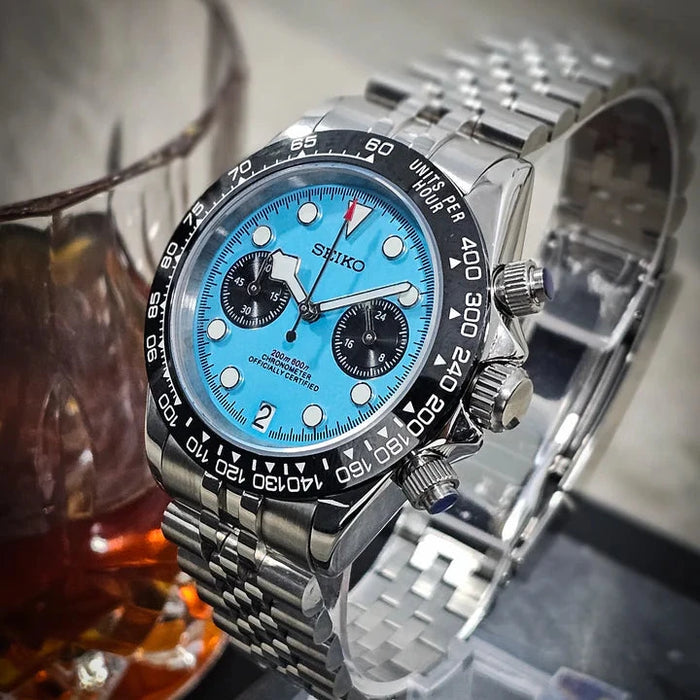 Seiko Mod Daytona “Miami Blue”