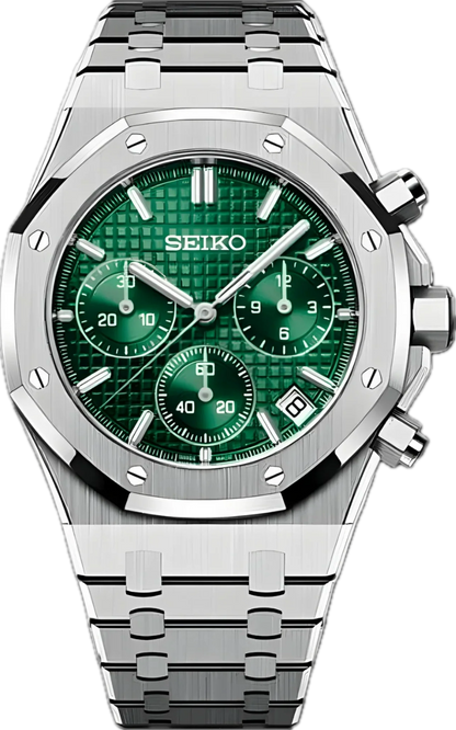 Royal Seikoak | Green Chronograph