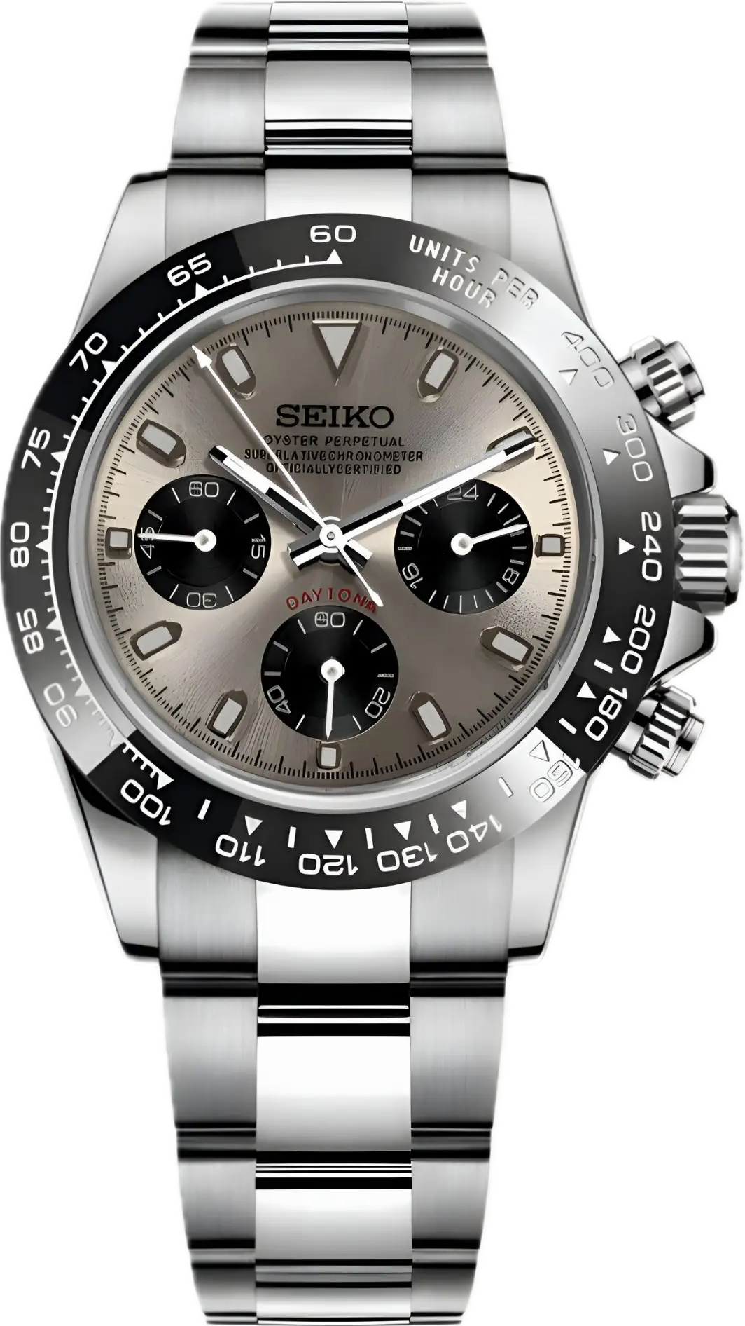 Seiko Mod Daytona „Grau“