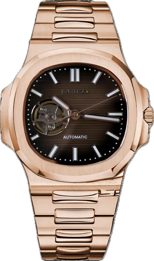 Nautiko | Rose Gold & Chocolate Openheart