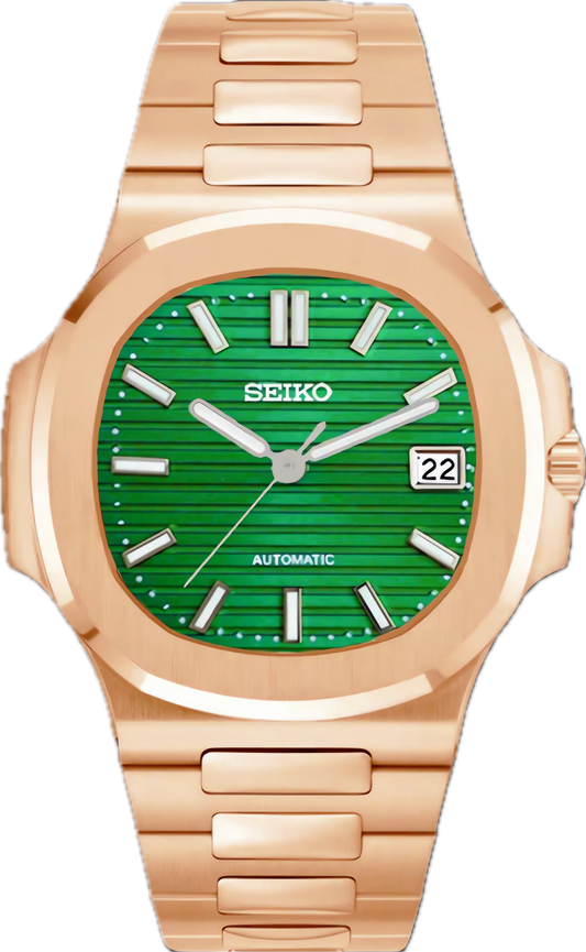 Nautiko | Rose Gold & Green