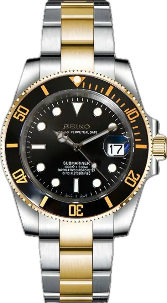 Seikomariner | Black & Gold Two-Tone