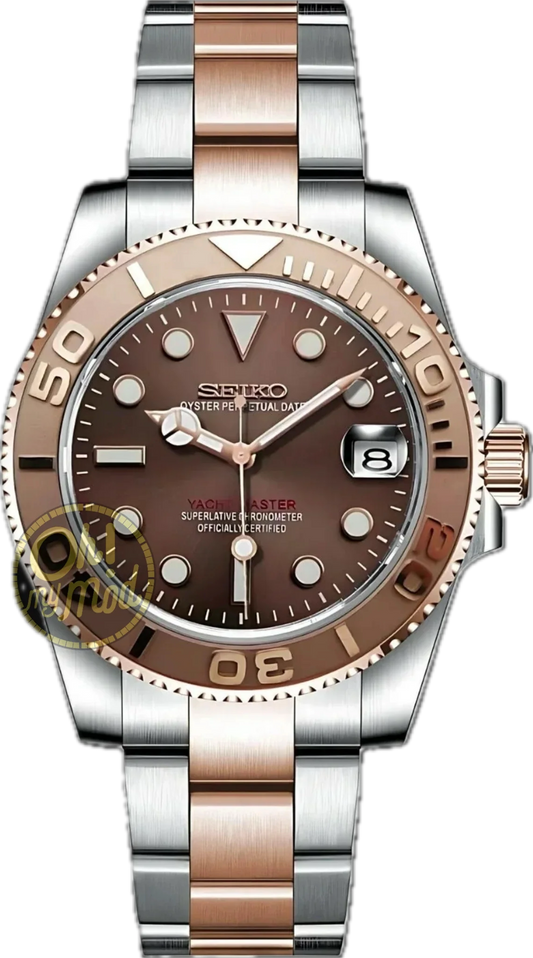 Seikomariner | Rose Gold & Brown